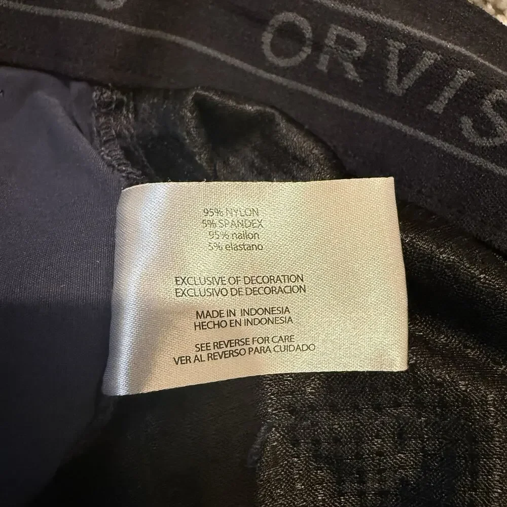Orvis Voyager Shorts Mens 32 Navy Blue Cargo Zip Pocket Travel Outdoor